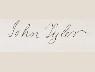 Signatur av John Tyler